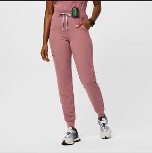 Mauve Zamora High Waisted - Jogger Scrub Pants